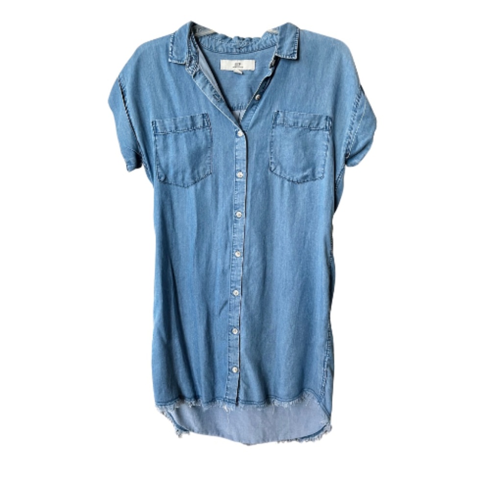 Thread & Supply Button Down Jean Dress. Size XS